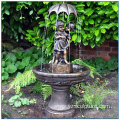 Life Size Lovely Bronze Children Fountain